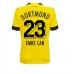 Cheap Borussia Dortmund Emre Can #23 Home Football Shirt Women 2022-23 Short Sleeve